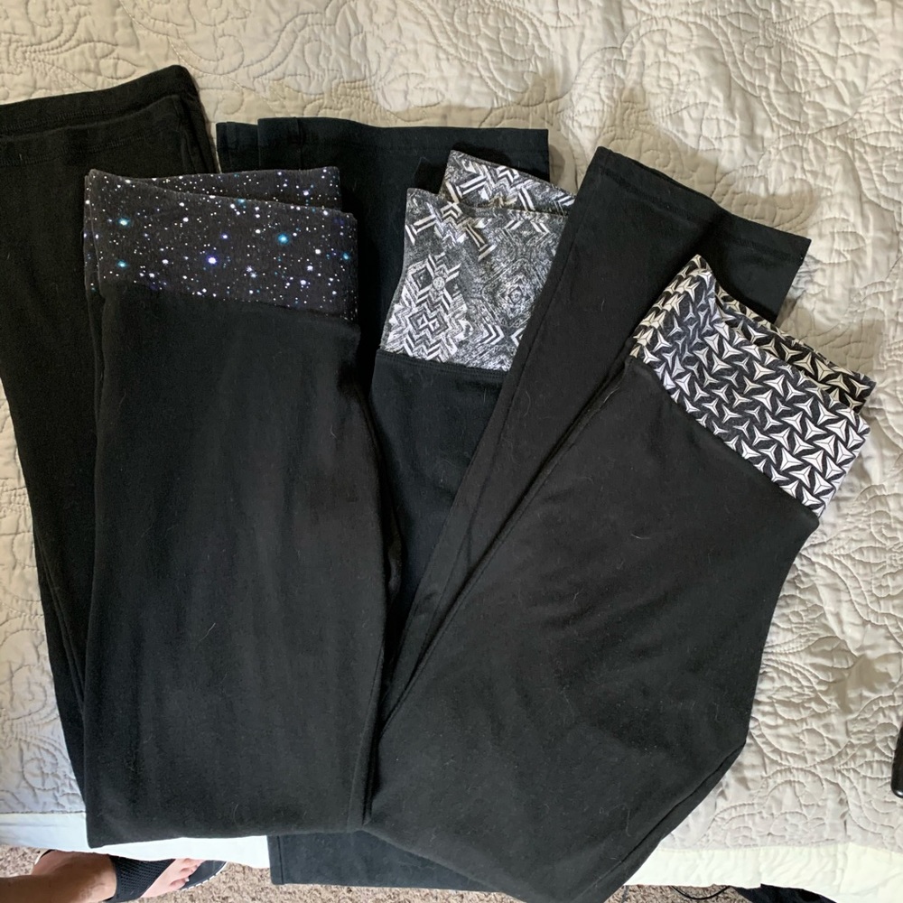 Victoria’s Secret Yoga Pant Bundle 3 pairs - M